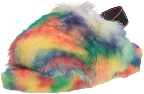 UGG All Gender Adult Fluff Yeah Pride Slipper in Saudi Arabia