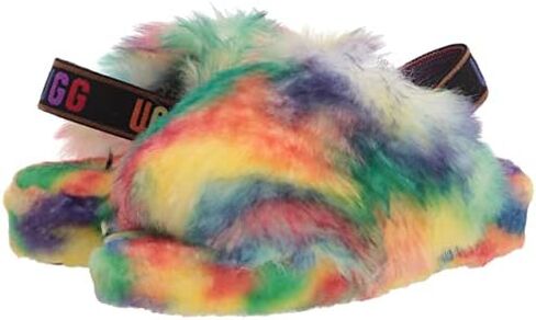 UGG All Gender Adult Fluff Yeah Pride Slipper in Saudi Arabia