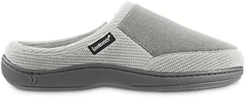 isotoner Men's Microterry and Waffle Travis Slip-on Hoodback Slipper in Saudi Arabia