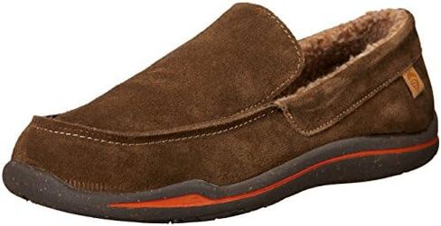 Acorn Men's Ellsworth Moc Slippers with Suede Upper and Berber Lining in Saudi Arabia