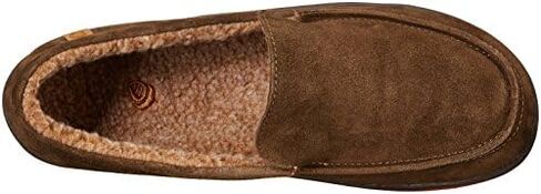 Acorn Men's Ellsworth Moc Slippers with Suede Upper and Berber Lining in Saudi Arabia