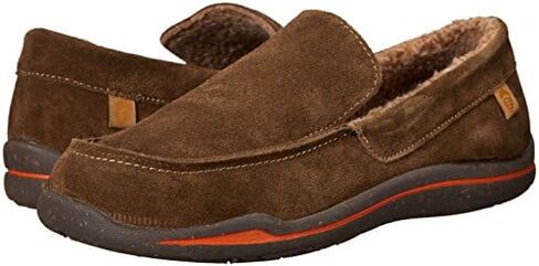 Acorn Men's Ellsworth Moc Slippers with Suede Upper and Berber Lining in Saudi Arabia