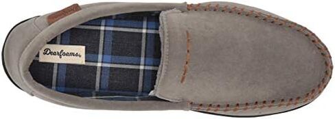 Dearfoams Men's Jason Microsuede Moccasin Slipper in Saudi Arabia