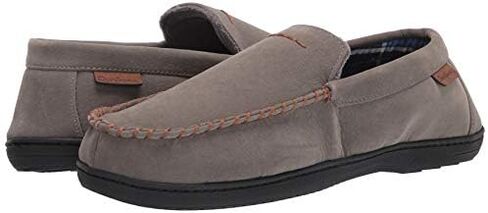 Dearfoams Men's Jason Microsuede Moccasin Slipper in Saudi Arabia