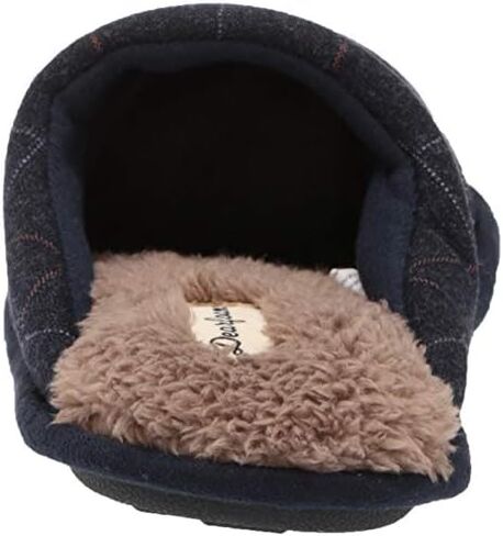 Dearfoams Men's Microwool Novelty Closed Toe Scuff Slipper in Saudi Arabia