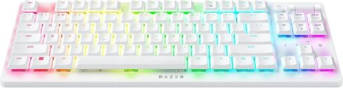 Razer DeathStalker V2 Pro Wireless Gaming Keyboard: Low-Profile Optical Switches - Clicky Purple - HyperSpeed Wireless & Bluetooth 5.0 - Up to 200 Hrs - Ultra-Durable Coated Keycaps - Chroma RGB in Saudi Arabia