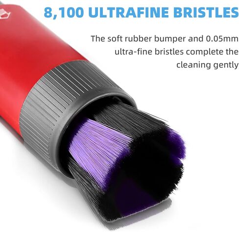 فرشاة غبار لا تترك اثر لمكنسة دايسون اوتسايز / V7 / V8 / V10 / V11 / V15، راس فرشاة غبار ناعمة ذاتية التنظيف لقطع غيار مكنسة دايسون in Kuwait