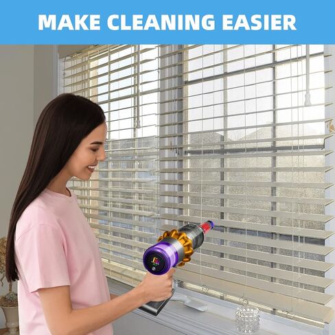 فرشاة غبار لا تترك اثر لمكنسة دايسون اوتسايز / V7 / V8 / V10 / V11 / V15، راس فرشاة غبار ناعمة ذاتية التنظيف لقطع غيار مكنسة دايسون in Kuwait