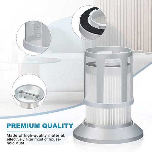 فلتر بديل LANMU متوافق مع Bissell 2156A، 1665، 16652، 1665W Zing Canister Vacuum، مقارنة بالجزء 1613056 (عبوتان) in Saudi Arabia