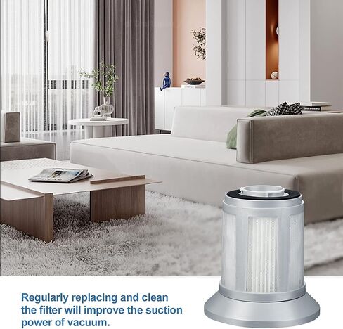 فلتر بديل LANMU متوافق مع Bissell 2156A، 1665، 16652، 1665W Zing Canister Vacuum، مقارنة بالجزء 1613056 (عبوتان) in Saudi Arabia