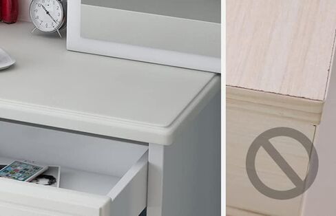 BJYXO Vanity Set Makeup Vanity Dressing Table with Sliding Lighted Mirror, Cushioned Stool, Touch Light 3 Color Lighting Modes Adjustable Brightness in Saudi Arabia