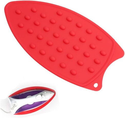 Multipurpose Silicone Iron Rest Pad for Ironing Board Hot Resistant Mat,Silicone Heat Resistant Iron Rest Pad (Black) in Kuwait