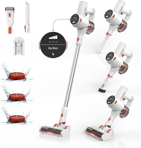 Redkey P8 Original Replacement Battery, Rechargeable & Detachable Battery, Long Runtime Battery for P8 Cordless Vacuum Cleaner in Saudi Arabia