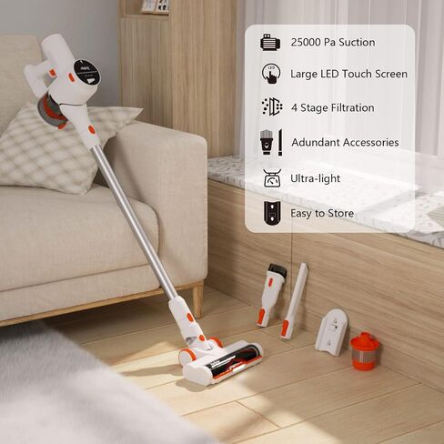 Redkey P8 Original Replacement Battery, Rechargeable & Detachable Battery, Long Runtime Battery for P8 Cordless Vacuum Cleaner in Saudi Arabia
