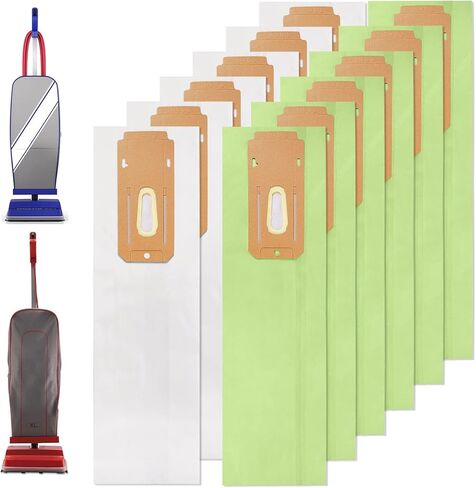 كيباو اكياس مكنسة كهربائية من اوريك اكس ال نوع سي سي، تناسب جميع المكانس الكهربائية العمودية من اوريك XL، قطعة CCPK8، CCPK8OH، CCPK8DW، عبوة من 12 قطعة، اخضر وابيض in Kuwait