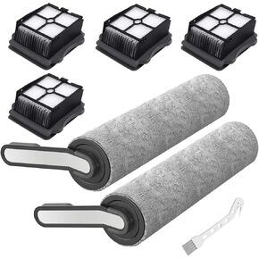 أسطوانة فرشاة بديلة وفلتر مكنسة كهربائية لـ Tineco Floor ONE S5/Floor One S5 Pro 2 S5 Extreme مكنسة كهربائية جافة ورطبة لاسلكية... in Kuwait