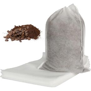 HRX Package 50pcs Disposable Cold Brew Bags 6x10 in for Home Coffee Brewing in Kuwait