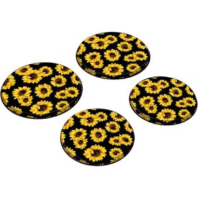 Stove Burner Covers Set of 4,Stove Top Covers for Gas Burners,Electric Stove,Gas Stove Burner Covers,Metal Stove Burner Cover Black Gilt Marble Pattern in Kuwait