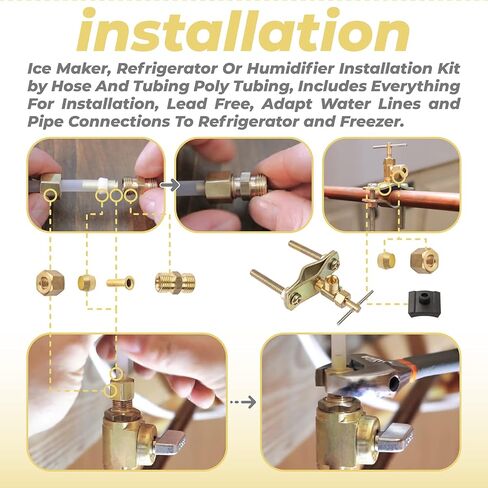 مييتوب مجموعة أنابيب مياه من البولي مقاس 1/4 انش او دي للثلاجات وصانعات الثلج وأجهزة الترطيب وفلاتر المياه المدمجة in Kuwait