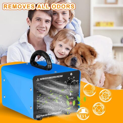 Bosoncala Ozone Machine Odor Removal - 30000MG Generator for Home & Car (Blue) in Saudi Arabia