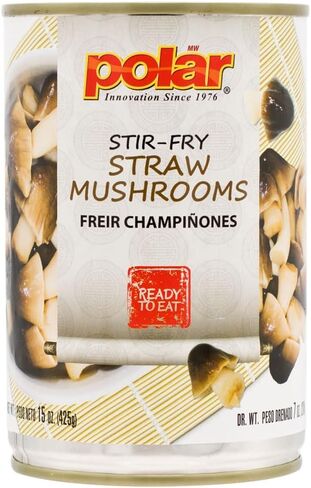 MW Polar Mushrooms, Stir Fry Straw Mushrooms, 15-Ounce (Pack of 12) in Saudi Arabia