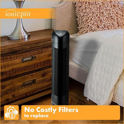 Envion Ionic Pro 90IP01TA01W Turbo Ionic Air Purifier, 500 sq ft Room Capacity, Black in Saudi Arabia