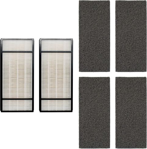 Fette Filter - Air Purifier Filter and Pre-Filter Compatible with Honeywell True HEPA Filter H HRF-H1, HRF-H2 & Filter B HRF-B1, HRF-B2 -(2 HEPA and 4 Pre-Filters) in Saudi Arabia