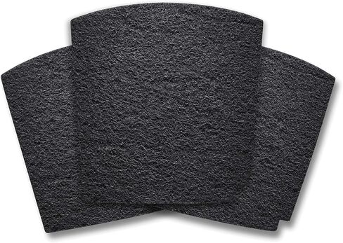 Hamilton Beach TrueAir Replacement Carbon Filter for Odor Eliminators, Common Household-Trash, Pet, Smoke and Bathroom, 3-Pack (04230G) in Saudi Arabia