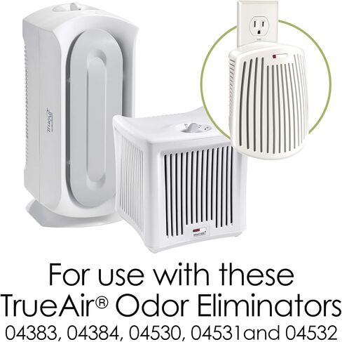 Hamilton Beach TrueAir Replacement Carbon Filter for Odor Eliminators, Common Household-Trash, Pet, Smoke and Bathroom, 3-Pack (04230G) in Saudi Arabia