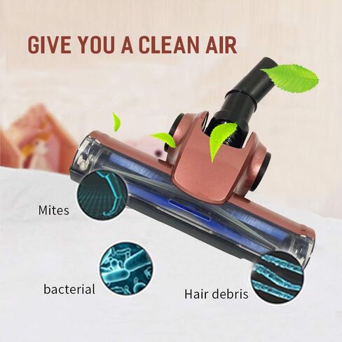 Carkio Universal Vacuum Cleaner Turbo Floor Brush Head 1-1/4-Inch 32mm, Carpet Hard Floor Turbo Brush with Electrostatic, Compatible with Hoover Eureka Royal Dirt Devil Rainbow Kenmore in Saudi Arabia