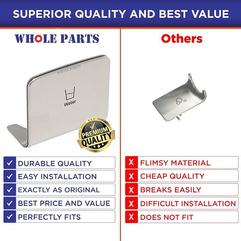 مجموعة أزرار الثلاجة للأجزاء الكاملة، جزء رافعة موزع المياه # ABH74219603 - بديل ومتوافق مع بعض ثلاجات Bosch وKenmore in Kuwait