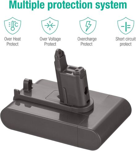 استبدال بطارية Dutyone 3500 مللي أمبير في الساعة 22.2 فولت من النوع B لاستبدال DC31 من النوع B متوافق مع بطارية DC35 DC44 DC31 DC34 من النوع B (يصلح فقط للنوع B) in Kuwait