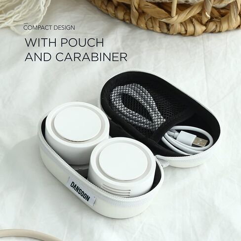 مروحة محمولة قابلة لإعادة الشحن من بلاديليس - لون رمادي متدحرج in Kuwait