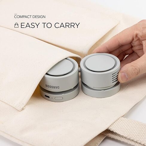 مروحة محمولة قابلة لإعادة الشحن من بلاديليس - لون رمادي متدحرج in Kuwait