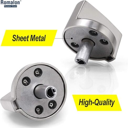 Romalon WB03X25796 WB03T10326 مقبض معدني من الفولاذ المقاوم للصدأ، مقبض داخلي متوافق مع موقد/نطاق جنرال إلكتريك (GE) - يستبدل AP5986232، PS11721433 in Kuwait