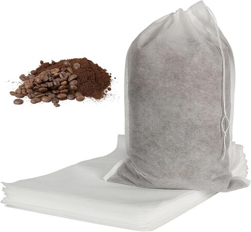 HRX Package 50pcs Disposable Cold Brew Bags 6x10 in for Home Coffee Brewing in Kuwait