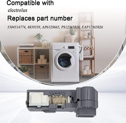 YUUCOO 5304514774 مجموعة قفل باب الغسالة تحل محل 4839359، AP6329665، PS12365826، EAP12365826 إلخ. متوافق مع مجموعة قفل باب الغسالة فريجيدير إلكترولوكس in Kuwait