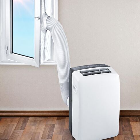 خرطوم مكيف هواء محمول من سجران، خرطوم تيار متردد بقطر 5.9 انش، خرطوم عادم بفتحة تهوية تيار متردد عكس اتجاه عقارب الساعة، طول يصل الى 78 انش متوافق مع قطع تكييف هاير ال جي ديلونجي in Kuwait