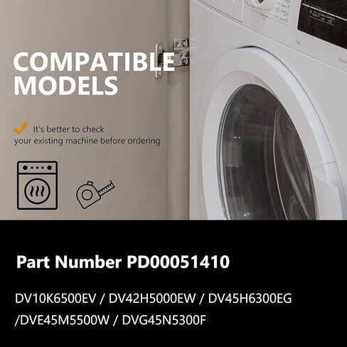 مقبض تحكم بديل لجهاز الغسيل DC97-18058C من جيوففول للغسالة والمجفف، عبوة واحدة in Kuwait