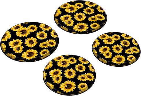 Stove Burner Covers Set of 4,Stove Top Covers for Gas Burners,Electric Stove,Gas Stove Burner Covers,Metal Stove Burner Cover Black Gilt Marble Pattern in Kuwait