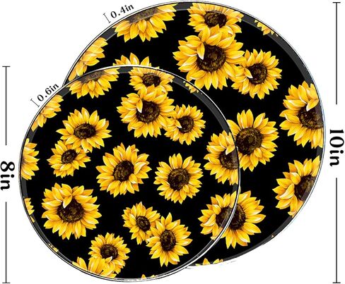 Stove Burner Covers Set of 4,Stove Top Covers for Gas Burners,Electric Stove,Gas Stove Burner Covers,Metal Stove Burner Cover Black Gilt Marble Pattern in Kuwait