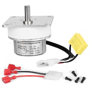 محرك تغذية جديد لـ Quadra-Fire 812-4421، 812-4420 متوافق مع Heatilator CAB50 PS35 PS50 7000-500 Classic Bay 1200 Insert (CB1200i) PH 50/60 هرتز 6 وات 2/2.4 دورة في الدقيقة 120 فولت محرك بديل in Kuwait