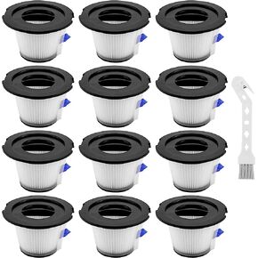 لوكسريلكس فلاتر مكنسة كهربائية بديلة من هيبا، متوافقة مع مكنسة موسو K17 اللاسلكية، عبوة من 12 قطعة in Kuwait