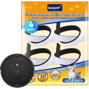 KEEPOW 2 Pack Soft Bumper Protect Robot and Furniture Fit for iRobot 671 675 500 600 700 800 Series (21"X0.8")