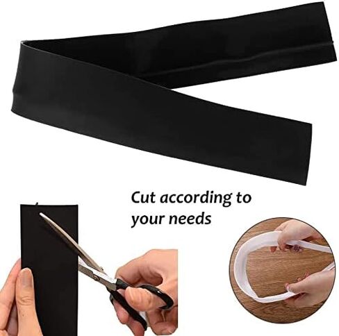 3 عبوات من أغطية مواقد المطبخ المصنوعة من السيليكون لتغطية الفجوة الطويلة والواسعة لسد الانسكابات بين العدادات والمواقد والغسالات والفرن والغسالة والمجفف - مقاومة للحرارة وسهلة التنظيف (53 سم أسود) in Kuwait