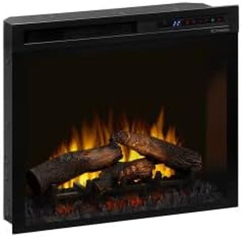 مدفأة كهربائية مدمجة مقاس 28 بوصة من Dimplex - صندوق حريق XHD متعدد الحرائق مع جذوع الأشجار ولهب واقعي متعدد الألوان | الموديل: XHD28L in Kuwait
