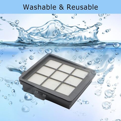 2 Pack 1602084 Filter Compatible with Bissell Hard Floor Expert Canister Vacuum Series 1154, 1154w, 1161, Compare to Part# 1602084 in Saudi Arabia