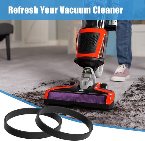 أحزمة فراغ لنمط Dirt Devil 4/5 / Dirt Devil Style Featherlite / Powerlite / Swivel Glide / حزام استبدال المكنسة الكهربائية المستقيمة Power Max Pet، قطعة بديلة # 3720310001، 1540310001، 4 عبوات in Kuwait