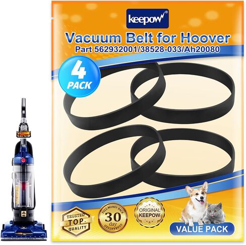 KEEPOW Vacuum Belt for Hoover, 562932001 Vacuum Belt for Hoover Windtunnel Vacuum Cleaner, Replace Part 562932001, 38528-033, Ah20080 (2 Pack) in Saudi Arabia