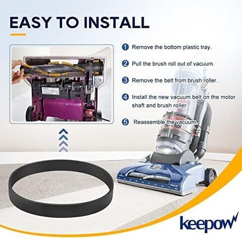 KEEPOW Vacuum Belt for Hoover, 562932001 Vacuum Belt for Hoover Windtunnel Vacuum Cleaner, Replace Part 562932001, 38528-033, Ah20080 (2 Pack) in Saudi Arabia